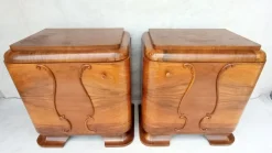 Pamono Art Deco Bedside Tables by Jindrich Halabala for Up Závody, 1930s, Set of 2 Sale