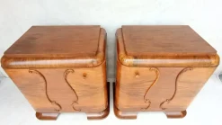 Pamono Art Deco Bedside Tables by Jindrich Halabala for Up Závody, 1930s, Set of 2 Sale