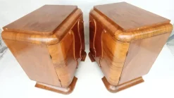 Pamono Art Deco Bedside Tables by Jindrich Halabala for Up Závody, 1930s, Set of 2 Sale