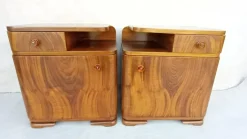 Pamono Art Deco Bedside Tables by Jindrich Halabala for Up Závody, 1940s, Set of 2 Discount