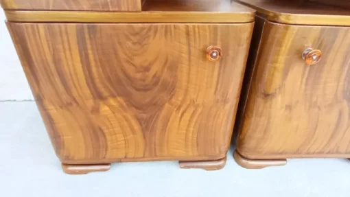 Pamono Art Deco Bedside Tables by Jindrich Halabala for Up Závody, 1940s, Set of 2 Discount