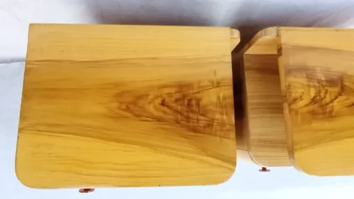 Pamono Art Deco Bedside Tables by Jindřich Halabala for Up Závody, 1950s, Set of 2 Clearance