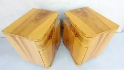 Pamono Art Deco Bedside Tables by Jindřich Halabala for Up Závody, 1950s, Set of 2 Clearance