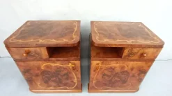 Pamono Art Deco Bedside Tables, 1940s, Set of 2 Online