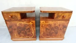Pamono Art Deco Bedside Tables, 1940s, Set of 2 Online
