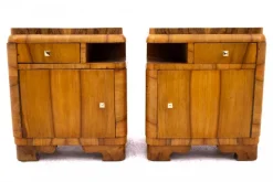 Pamono Art Deco Bedside Tables, 1950s, Set of 2 New