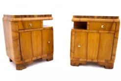 Pamono Art Deco Bedside Tables, 1950s, Set of 2 New