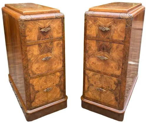 Pamono Art Deco Bedside Tables, 1920s, Set of 2 Sale