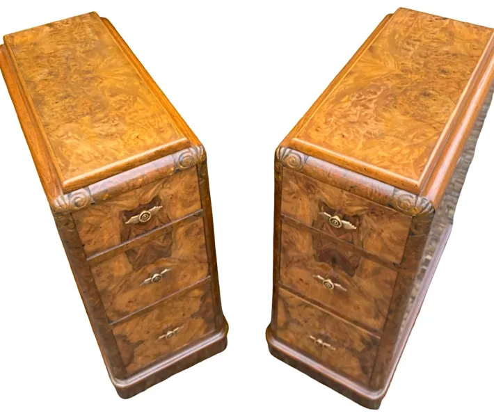 Pamono Art Deco Bedside Tables, 1920s, Set of 2 Sale