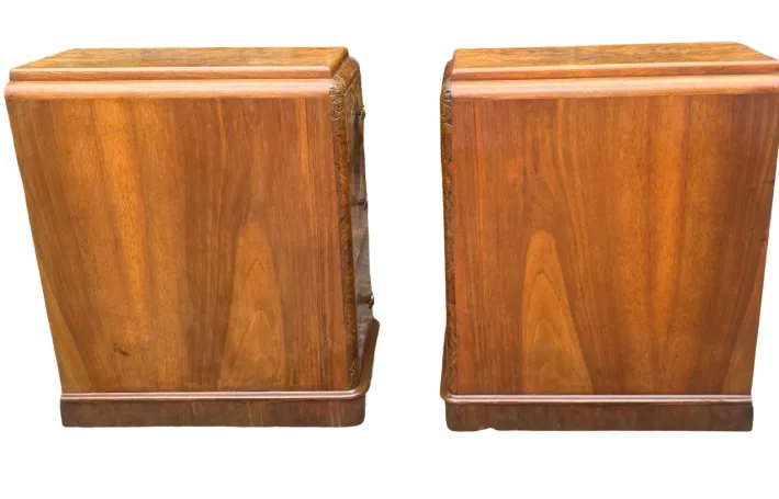 Pamono Art Deco Bedside Tables, 1920s, Set of 2 Sale