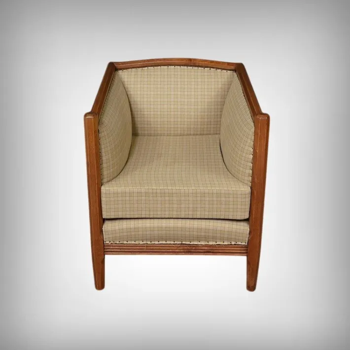 Pamono Art Deco Beech Armchair, 1930s Outlet