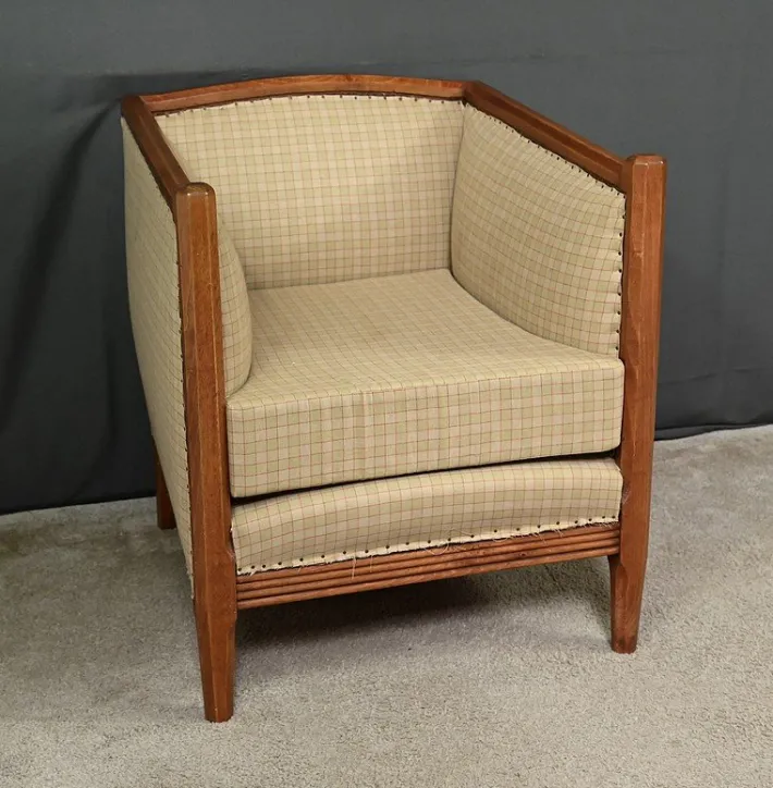Pamono Art Deco Beech Armchair, 1930s Outlet