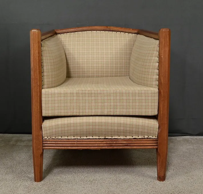 Pamono Art Deco Beech Armchair, 1930s Outlet
