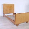 Pamono Art Deco Burl Single Bed Frame, 1930s New