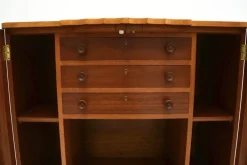 Pamono Art Deco Burr Walnut Cabinet from Harry and Lou Epstein, 1930s Clearance