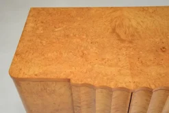 Pamono Art Deco Burr Walnut Cabinet from Harry and Lou Epstein, 1930s Clearance