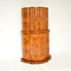 Pamono Art Deco Burr Walnut Cocktail Cabinet from Epstein, 1930s Outlet
