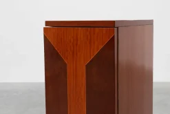 Pamono Art Deco Cabinet with Veneer Wood Inlay, France, 1920s Discount