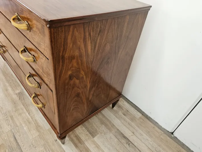 Pamono Art Deco Chest of Drawers in Walnut Burl, 1940 Outlet