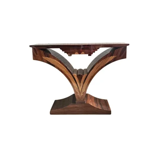 Pamono Art Deco Console Table in Walnut, 1980s Sale