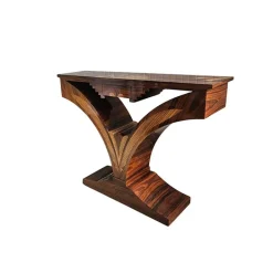 Pamono Art Deco Console Table in Walnut, 1980s Sale