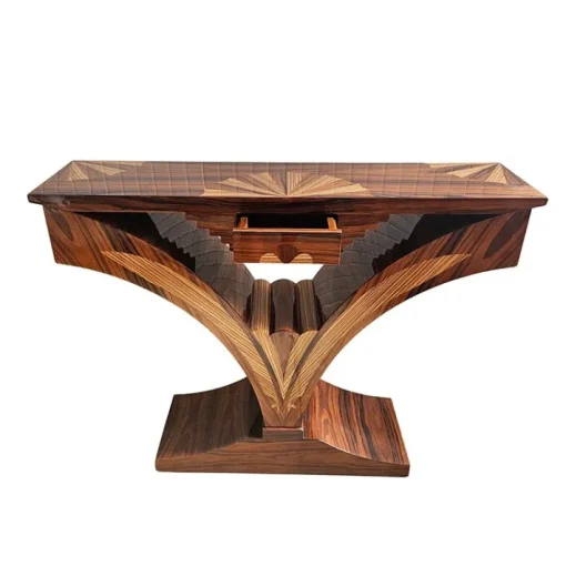 Pamono Art Deco Console Table in Walnut, 1980s Sale