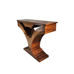 Pamono Art Deco Console Table in Walnut, 1980s Sale