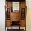 Pamono Art Deco Display Cabinet in Oak Sale