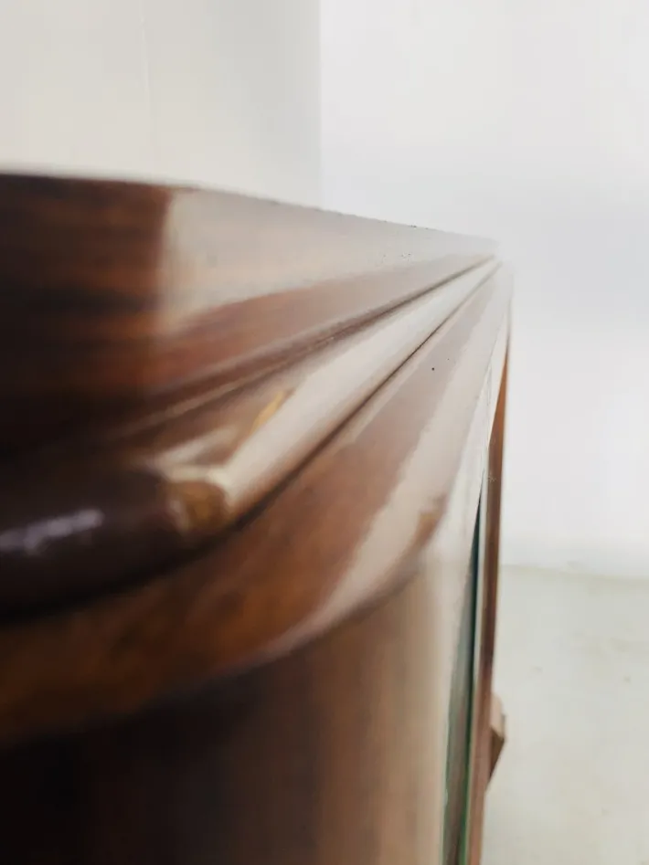 Pamono Art Deco Display Case in Mahogany and Veneer Discount