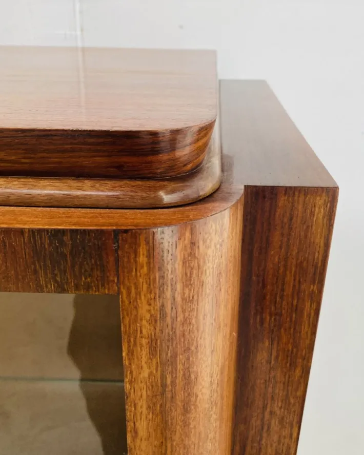 Pamono Art Deco Display Case in Mahogany and Veneer Discount