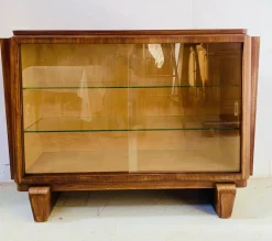Pamono Art Deco Display Case in Mahogany and Veneer Discount