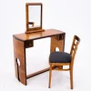 Pamono Art Deco Dressing Table & Chair Set, Poland, 1940s, Set of 2 Sale