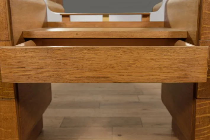 Pamono Art Deco Dressing Table, Former Czechoslovakia, 1950s Hot