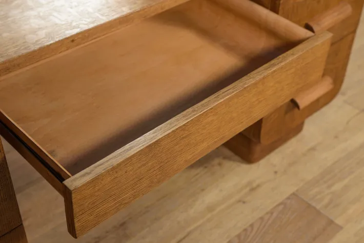 Pamono Art Deco Dressing Table, Former Czechoslovakia, 1950s Hot