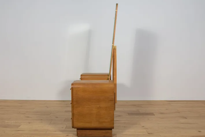 Pamono Art Deco Dressing Table, Former Czechoslovakia, 1950s Hot