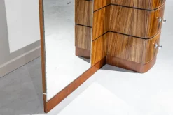 Pamono Art Deco Dressing Table in Zebrawood, 1925 Hot