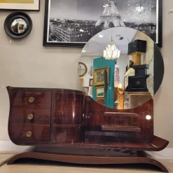 Pamono Art Deco Dressing Table in Mahogany, France, 1930s Clearance