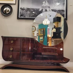 Pamono Art Deco Dressing Table in Mahogany, France, 1930s Clearance