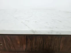 Pamono Art Deco Dressing Table in Mahogany Burl with White Marble Top, 1950 Discount