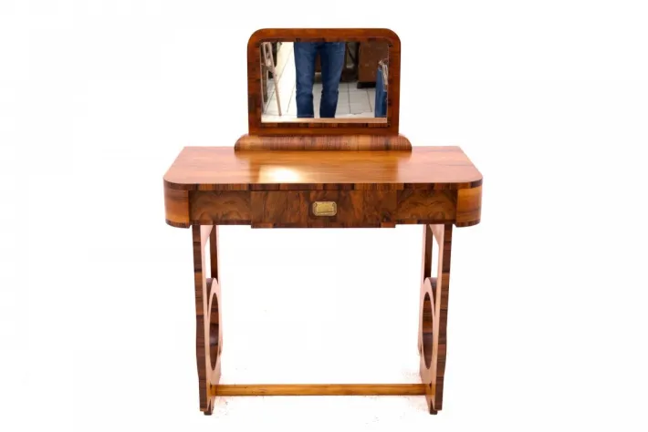 Pamono Art Deco Dressing Table, Poland, 1930s Hot