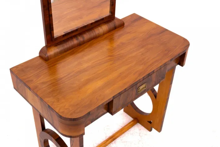 Pamono Art Deco Dressing Table, Poland, 1930s Hot