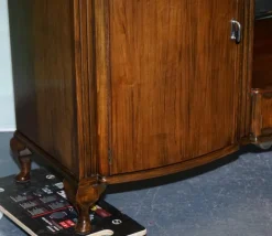 Pamono Art Deco Dressing Table with Mirror from C.W.S Cabinet Works, 1930s Sale