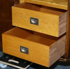 Pamono Art Deco Dressing Table with Mirror from C.W.S Cabinet Works, 1930s Sale