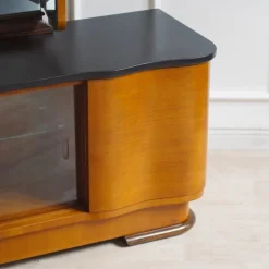 Pamono Art Deco Dressing Table with Mirror, 1940s