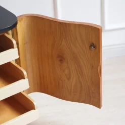 Pamono Art Deco Dressing Table with Mirror, 1940s