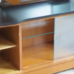 Pamono Art Deco Dressing Table with Mirror, 1940s