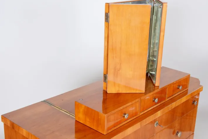Pamono Art Deco Dressing Table with Mirror, 1920s New