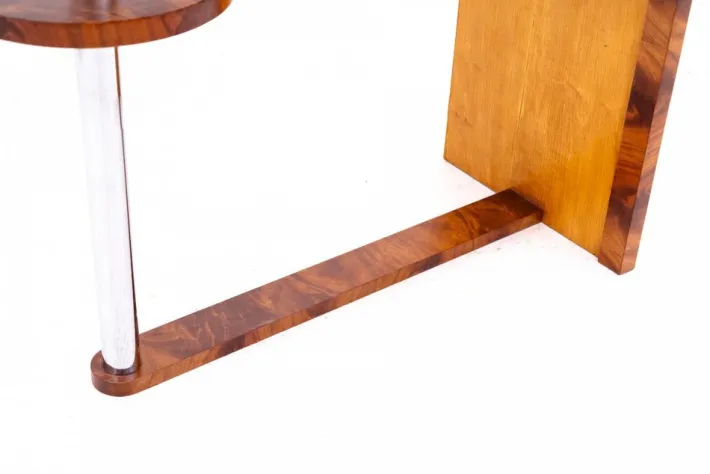 Pamono Art Deco Dressing Table with Chair, Poland, 1950s, Set of 2 Discount