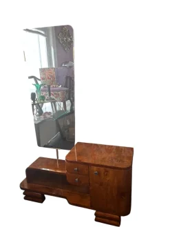 Pamono Art Deco Dressing Table with Mirror, 1930s Online