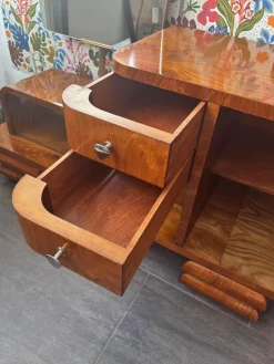 Pamono Art Deco Dressing Table with Mirror, 1930s Online